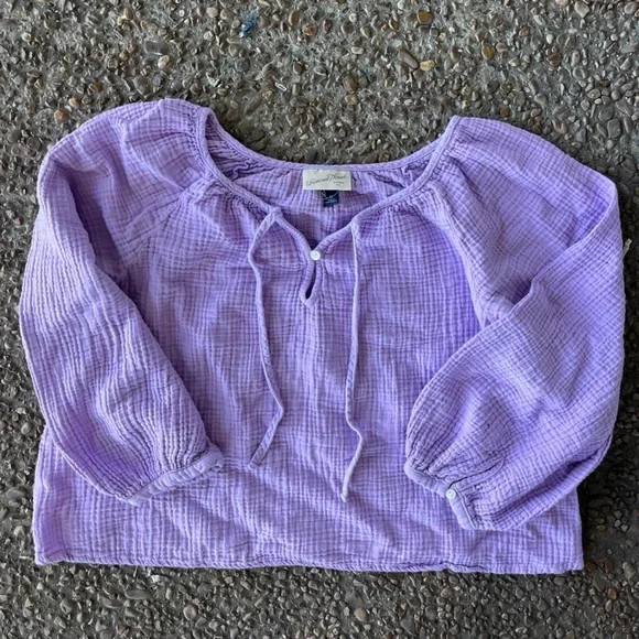 universal threads purple flowy top size m - Picture 1 of 5